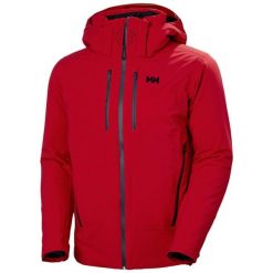 Kurtka narciarska Helly Hansen Steilhang 2.0. Czerwone kurtki sportowe męskie Helly Hansen, na zimę, l, bez wzorów, bez kaptura, narciarskie. W wyprzedaży za 2,581.00 zł.