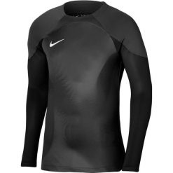 Koszulka treningowa męska Nike Gardien IV Goalkeeper. Czarne koszulki sportowe męskie Nike, l, bez wzorów, bez ramiączek, do piłki nożnej. W wyprzedaży za 213.15 zł.
