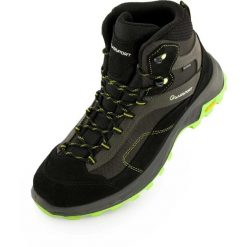 Buty trekkingowe Garsport Avereau Mid Wodoodporne czarne. Czarne trekkingi męskie GARSPORT, bez zapięcia. W wyprzedaży za 269.00 zł.