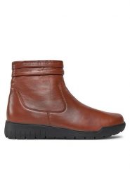 Caprice Botki 9-25308-41 Brązowy. Brązowe botki damskie Caprice, bez wzorów, ze skóry, bez obcasa, na płaskiej podeszwie, bez zapięcia. Za 248.99 zł.