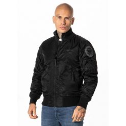 Kurtka męska Pitbull wiosenna MA-1 II. Czarne kurtki męskie PITBULL, na wiosnę, m, bez wzorów, casualowe, bez kaptura. Za 349.00 zł.