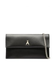 Patrizia Pepe Torebka 2B0050/L011-K118 Czarny. Czarne torebki do ręki damskie Patrizia Pepe, bez wzorów, ze skóry, bez dodatków. Za 489.99 zł.