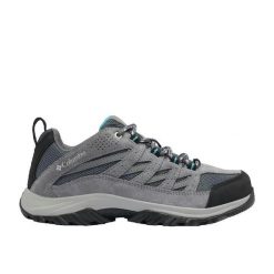 Buty trekkingowe Columbia Crestwood Low wodoodporne szare. Czarne obuwie trekkingowe damskie Columbia, ze skóry, bez zapięcia. Za 319.99 zł.