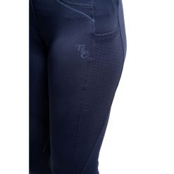 Damskie legginsy Flags&Cup Sierra. Niebieskie legginsy damskie FLAGS&CUP, bez wzorów. Za 334.50 zł.