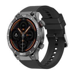 Smartwatch Multisportowy – Abyx Fit Saturn 4 – Ciemnoszary. Szare krokomierze ABYX. Za 254.90 zł.