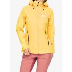 Kurtka z membraną damska Hannah Abigail. Żółte kurtki sportowe damskie Hannah, bez wzorów, bez ramiączek, bez kaptura, trekkingowe. Za 492.99 zł.