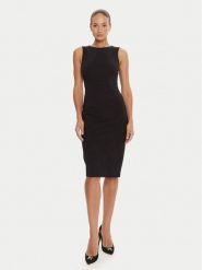 Marciano Guess Sukienka koktajlowa 5YGK30 7160A Czarny Slim Fit. Czarne sukienki damskie Marciano Guess, z aplikacjami, z syntetyku, wizytowe, bez kołnierzyka, bez ramiączek. Za 789.99 zł.