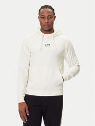EA7 Emporio Armani Bluza 8NPM32 PJVRZ U1105 Beżowy Regular Fit. Brązowe bluzy męskie EA7 Emporio Armani, m, bez wzorów, z bawełny, bez ramiączek, bez kaptura. Za 369.99 zł.
