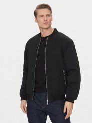 Richmond X Kurtka bomber Lucken UMA24193GB Czarny Regular Fit. Czarne kurtki męskie Richmond X, m, bez wzorów, z syntetyku, bez kaptura. Za 739.99 zł.