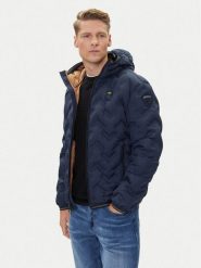 Blauer Kurtka puchowa 25WBLUC03233 Granatowy Regular Fit. Niebieskie kurtki męskie Blauer, m, bez wzorów, z puchu, bez kaptura. Za 1,569.00 zł.