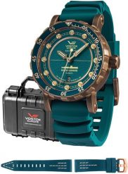 Zegarek męski Vostok Europe NH35A-571O609S zielony. Zielone zegarki męskie Vostok Europe, bez wzorów. Za 5,370.80 zł.