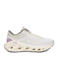 Buty do biegania Reebok. Białe obuwie sportowe damskie Reebok, bez wzorów, bez zapięcia, do biegania. Za 289.99 zł.
