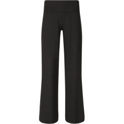 Spodnie damskie wide leg Athlecia Berrty. Czarne spodnie dresowe damskie Athlecia, bez wzorów, sportowe, długie. Za 252.00 zł.