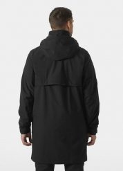 Kurtka męska Helly Hansen Jacket Barcode Sheel Coat, black XL. Czarne kurtki męskie Helly Hansen, m, bez wzorów, bez kaptura. Za 465.22 zł.