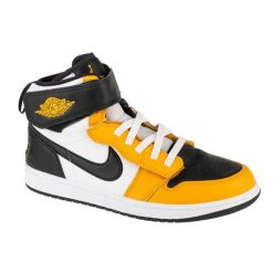 Buty sportowe Sneakersy męskie, Air Jordan 1 Hi Flyease. Białe buty sportowe męskie Jordan, bez wzorów, z gumy, bez zapięcia, trekkingowe. Za 779.99 zł.