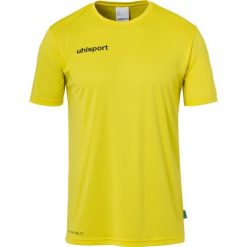 Koszulka Uhlsport Essential Functional. Czarne bluzki damskie Uhlsport, bez wzorów, sportowe, bez kołnierzyka, bez ramiączek. Za 125.50 zł.