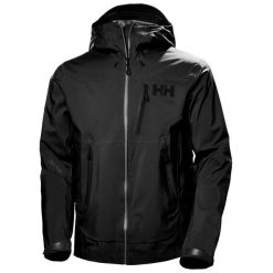 Kurtka Helly Hansen odin mountain infinity shell. Czarne kurtki męskie Helly Hansen, xl, bez wzorów, z włókna, bez kaptura. Za 2,585.50 zł.