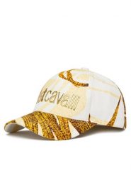 Just Cavalli Czapka z daszkiem 80RAZK20 ZG407 Beżowy. Brązowe czapki damskie Just Cavalli, bez wzorów, z bawełny. Za 249.99 zł.