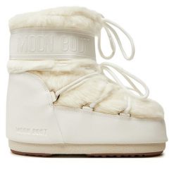 Śniegowce Moon Boot. Białe śniegowce damskie Moon Boot, bez zapięcia. Za 1,129.00 zł.