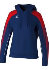 Bluza damska z kapturem Erima Evo Star. Czarne bluzy damskie Erima, bez wzorów, z materiału, retro, bez ramiączek, z kapturem. Za 247.00 zł.