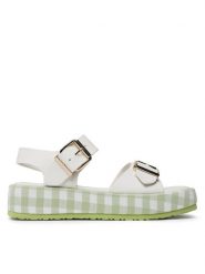 Jenny Fairy Sandały WS2108-24 Beżowy. Brązowe sandały damskie Jenny Fairy, bez wzorów, ze skóry, bez obcasa, na płaskiej podeszwie, bez zapięcia. Za 139.99 zł.