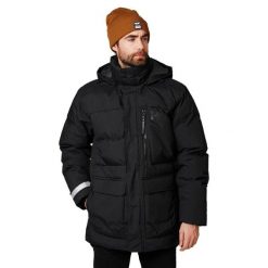 Kurtka puchowa Helly Hansen Tromsoe. Czarne kurtki męskie Helly Hansen, na zimę, m, bez wzorów, z puchu, casualowe, bez kaptura. Za 1,347.40 zł.