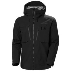 Kurtka turystyczna Helly Hansen Odin Ultimate Infinity. Czarne kurtki męskie Helly Hansen, na zimę, l, bez wzorów, z materiału, klasyczne, bez kaptura. Za 1,735.00 zł.
