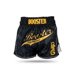Szorty bokserskie Booster Fight Gear TBT Slugger Wave. Czarne szorty damskie BOOSTER FIGHT GEAR, bez wzorów, sportowe. Za 307.50 zł.