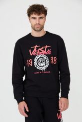 JUST CAVALLI Czarna męska bluza R 1998 Dripp, Rozmiar M. Czarne bluzy męskie Just Cavalli, m, bez wzorów, bez ramiączek, bez kaptura. W wyprzedaży za 599.99 zł.