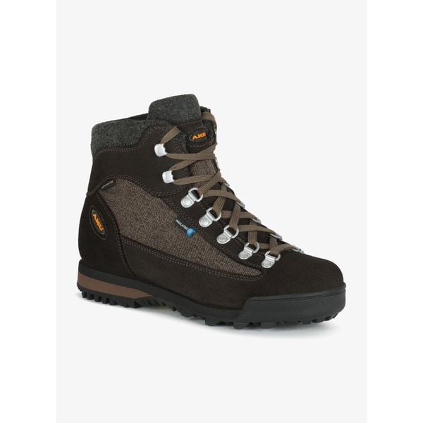 Buty trekkingowe damskie AKU Ultra Light Warm GTX. Brązowe obuwie trekkingowe damskie Aku, bez zapięcia. Za 786.99 zł.