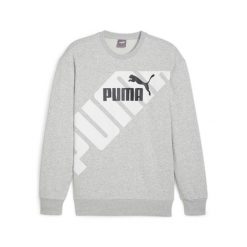 Puma Bluza Power Graphics Tr 67896104. Szare bluzy męskie Puma, l, bez wzorów, bez ramiączek, bez kaptura. Za 140.99 zł.