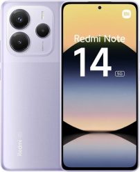Smartfon Xiaomi Redmi Note 14 5G 6/128GB Fioletowy (M0805657). Fioletowe smartfony Xiaomi. Za 906.18 zł.