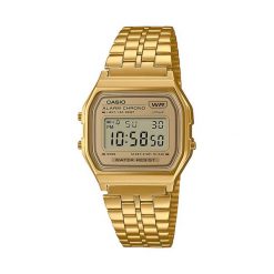 Zegarek Casio. Żółte zegarki męskie Casio, bez wzorów, złote. Za 269.99 zł.