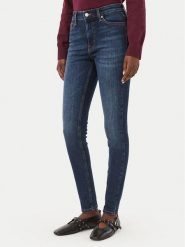 Tommy Jeans Jeansy Nora DW0DW23192 Granatowy Skinny Fit. Niebieskie jeansy damskie Tommy Jeans, bez wzorów, z bawełny. Za 409.99 zł.