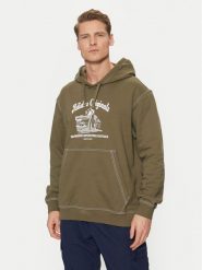 Adidas Bluza Wabash JP4482 Zielony Loose Fit. Zielone bluzy męskie Adidas, m, bez wzorów, z bawełny, bez ramiączek, bez kaptura. Za 229.99 zł.