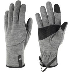 Rękawiczki merino fleece. Szare rękawiczki męskie Buff, bez wzorów, z elastanu. Za 187.99 zł.