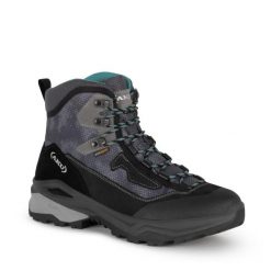 Buty sportowe trekkingowe męskie Aku Adapta Gore-tex trwałe i wygodne. Szare trekkingi męskie Aku, z gore-texu, bez zapięcia. Za 399.00 zł.