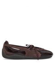 Puma Baleriny Speedcat Ballet Nova Croc 40881301 Brązowy. Brązowe balerinki damskie Puma, bez wzorów, ze skóry, bez obcasa, bez zapięcia. Za 399.99 zł.