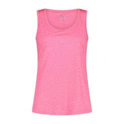 Damski tank top CMP. Czerwone topy damskie CMP, bez wzorów, sportowe, bez kołnierzyka, bez ramiączek. Za 130.50 zł.