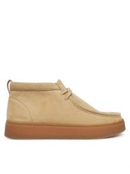 Clarks Trzewiki Boxbee WallaBT 26328016 Beżowy jasny. Brązowe botki męskie Clarks, bez wzorów, ze skóry, bez obcasa, bez zapięcia. Za 519.99 zł.