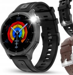 SMARTWATCH ZEGAREK MĘSKI MENU PL ROZMOWY PAMIĘĆ 4GB GALERIA VIDEO MP3 SPORT. Zegarki męskie JG Smart, bez wzorów. Za 229.99 zł.