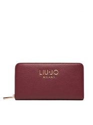 Liu Jo Portfel Ecs Xl Zip Around AF5170 E0058 Bordowy. Czerwone portfele damskie Liu Jo, ze skóry. Za 299.99 zł.