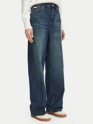 Calvin Klein Jeans Jeansy LV047H751G Niebieski Baggy Fit. Niebieskie jeansy damskie Calvin Klein Jeans, bez wzorów, z bawełny. Za 529.99 zł.