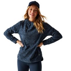 Bluza Z Kapturem Damska Mayse. Niebieskie bluzy damskie Regatta, xl, bez wzorów, z elastanu, bez ramiączek, z kapturem. Za 113.99 zł.