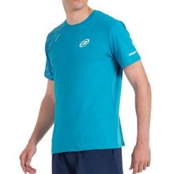T-shirt Bullpadel Mazaron. Zielone t-shirty damskie bullpadel, m, bez wzorów, z meshu, bez kołnierzyka, bez ramiączek. Za 173.90 zł.