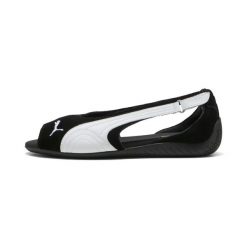 Sandały damskie Puma Speedcat. Białe sandały damskie Puma, bez wzorów, z materiału, bez obcasa, bez zapięcia. Za 270.99 zł.