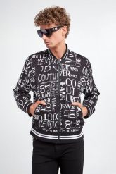 Bluza męska bomberka VERSACE JEANS COUTURE. Bluzy męskie Versace Jeans Couture, l, bez wzorów, z jeansu, bez kaptura. W wyprzedaży za 1,276.77 zł.