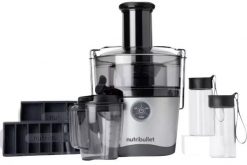Sokowirówka Nutribullet Nutribullet Juicer Pro NBJ200G (silver/grey, 1,000 watts). Szare sokowirówki Nutribullet. Za 787.99 zł.