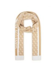 Guess Szalik W4BZ22 Z3JD2 Beżowy. Brązowe rękawiczki damskie Guess, z aplikacjami, z poliesteru. Za 234.99 zł.