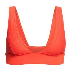 Góra od stroju kąpielowego Billabong Lined Up Remi Plunge. Czerwone bikini Billabong, xs, bez wzorów. Za 109.99 zł.